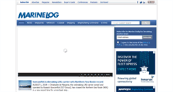Desktop Screenshot of marinelog.com